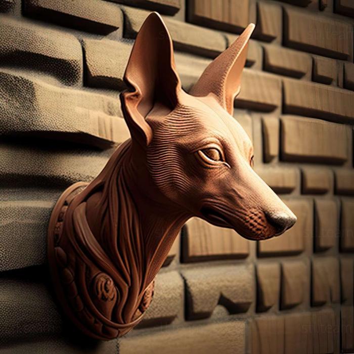 3D модель Собака ксолоіцкуінтлі (STL)